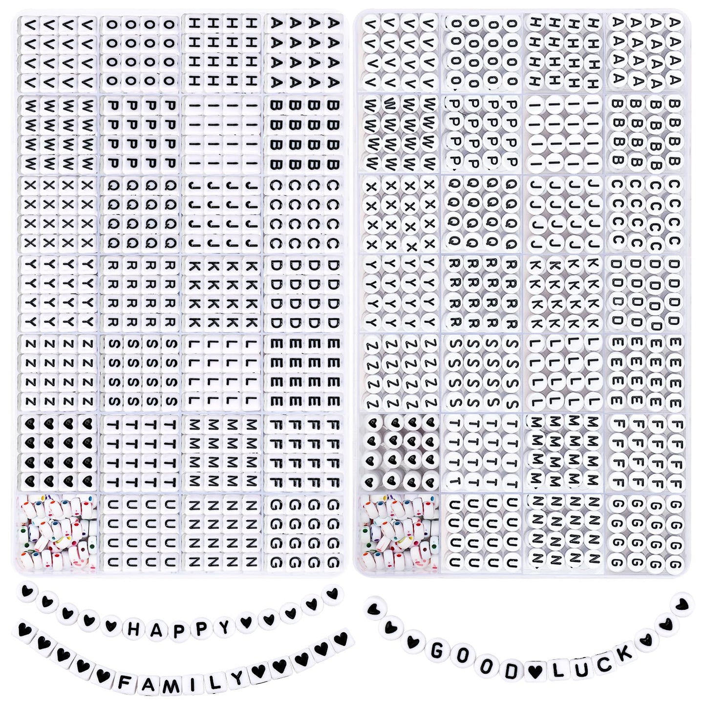 1904 Alphabet Beads for Bracelets and Jewelry Making