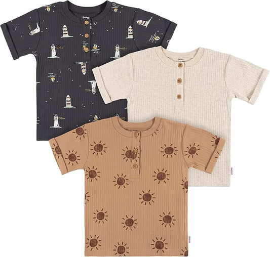 Baby Boys' Short Sleeve Pocket Tees Pack