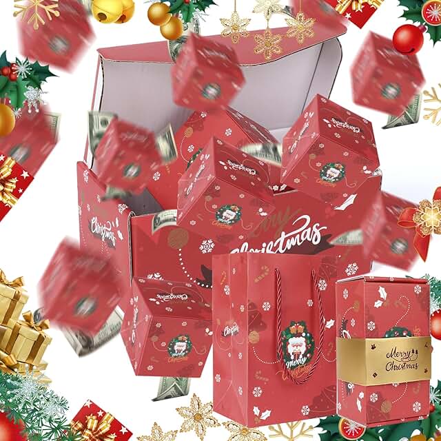 Festive Folding Bouncing Gift Box
