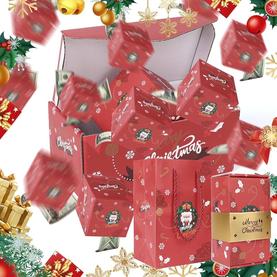 Festive Folding Bouncing Gift Box