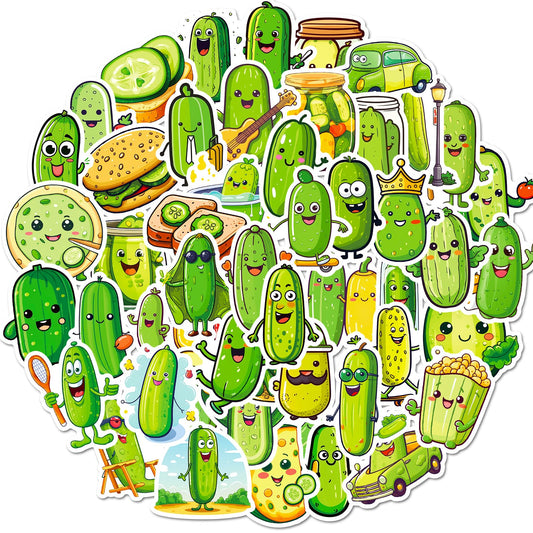 50 Waterproof Cute Funny Sticker Pack for Laptop Phone Water Bottle