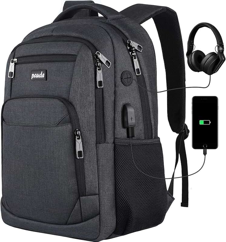 Backpack for Men and Women with USB Charging