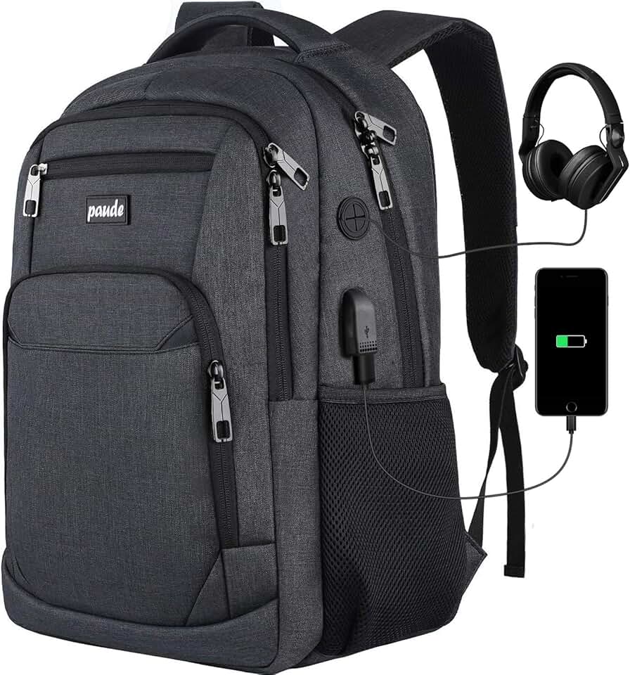 Backpack for Men and Women with USB Charging