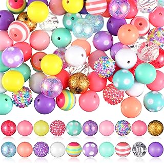 100 pcs 20mm Rhinestone Beads for Jewelry Making and Crafts