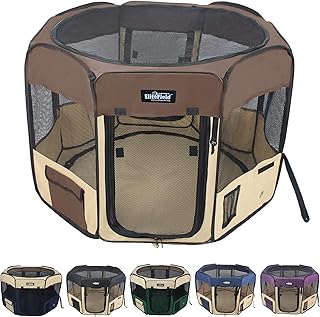 Soft Pet Playpen for Dogs and Cats, 42x42x24 inches
