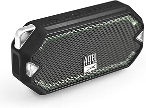 Compact waterproof Bluetooth speaker with 6-hour playtime