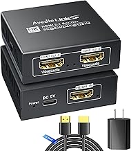 HDMI 2.1 Splitter 1 in 2 Out 8K@60Hz with 4ft HDMI Cable