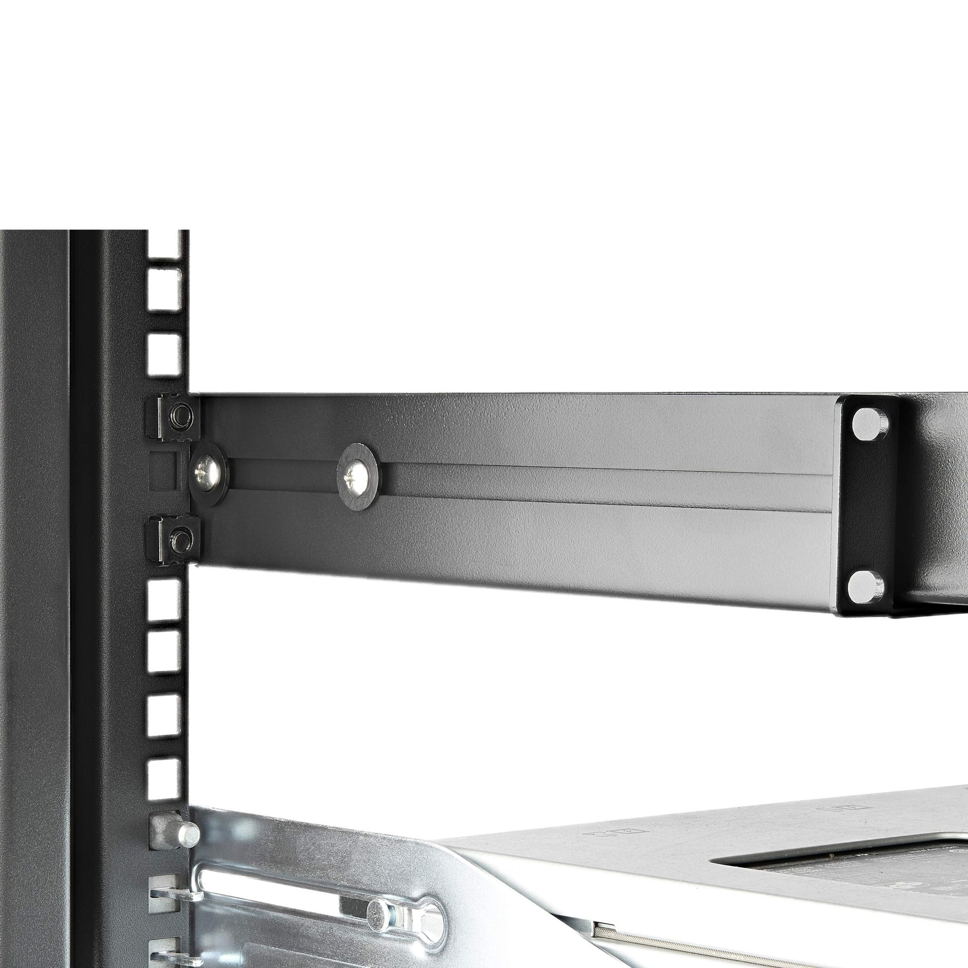 .com 1U 19 inch Server Rack Rails - 24-36 inch Adjustable Depth - Universal 4 Post Rack Mount Rails - Network Equipment/Server/UPS Mounting Rail Kit HPE ProLiant Dell PowerEdge (UNIRAILS1UB)
