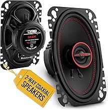 4x6 2-Way Coaxial Speakers, 135W Max, 45W RMS