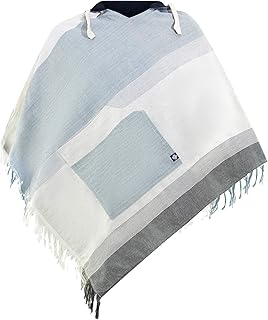 Men's Reversible Cotton Hooded Poncho