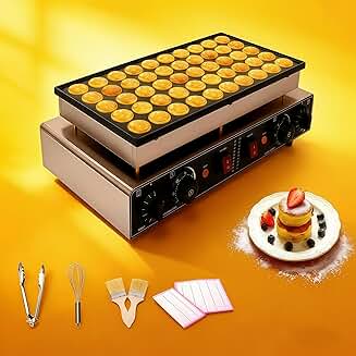 Mini Electric Pancake Maker with 50 Holes