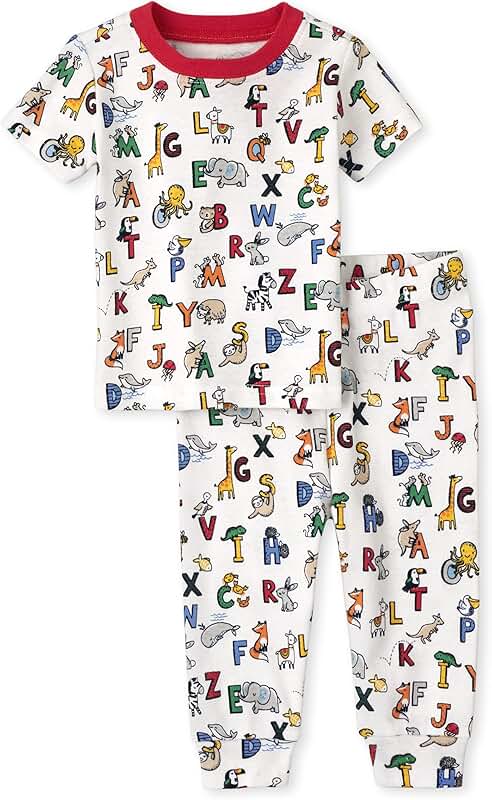 Baby Boys' Cotton Short Sleeve Top and Pants Set