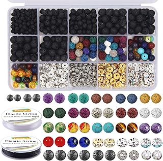 Lava Beads and Chakra Beads Jewelry Making Kit