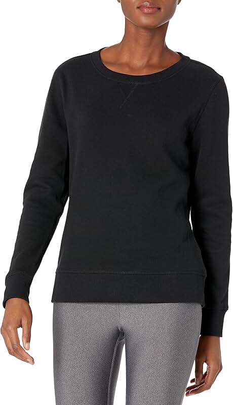 Women's Fleece Crewneck Pullover in Plus Size