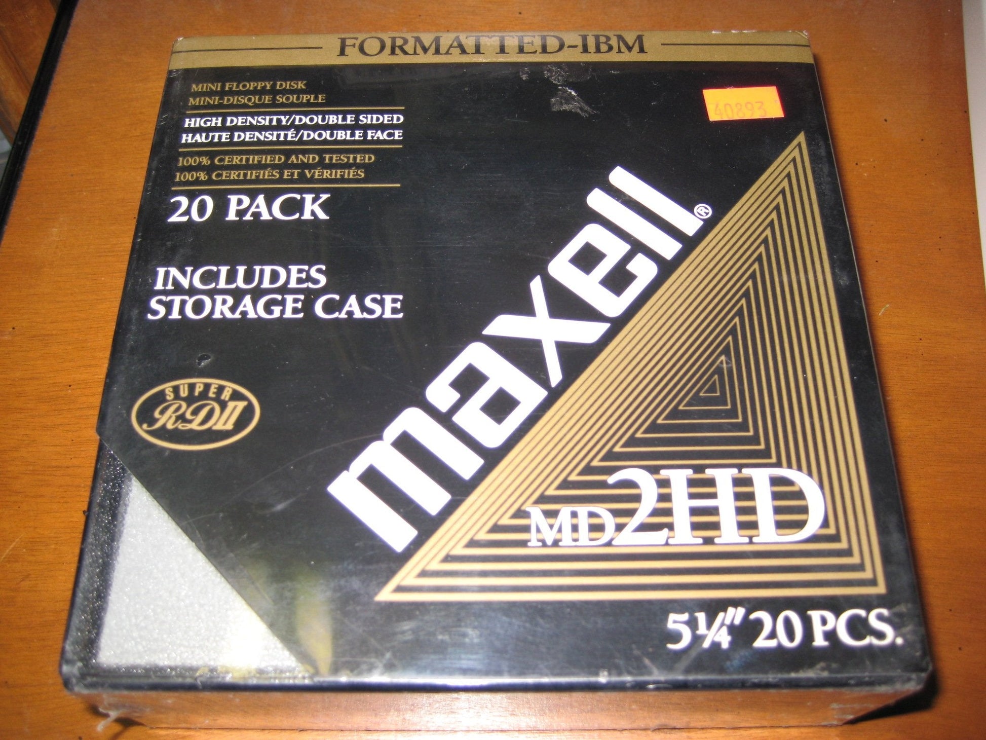 MD2HD 5 1/4 inch Mini Floppy Disks 20 Pack