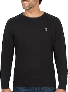 Men's Solid Jersey Crew Neck Sweater