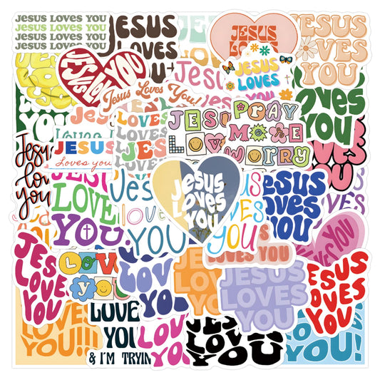 54 Inspirational Christian Stickers for Water Bottles and More