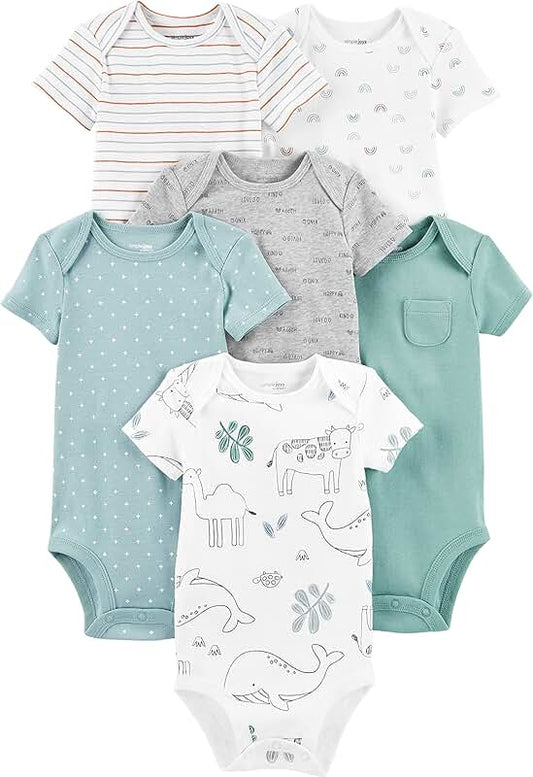 Unisex Short-Sleeve Baby Bodysuit