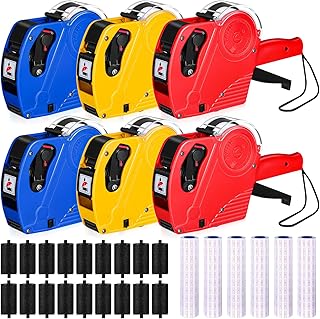 8-Digit Price Gun Kit with Labels and Ink Refill