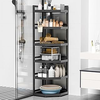 6-Tier Corner Shower Caddy with Adjustable Height