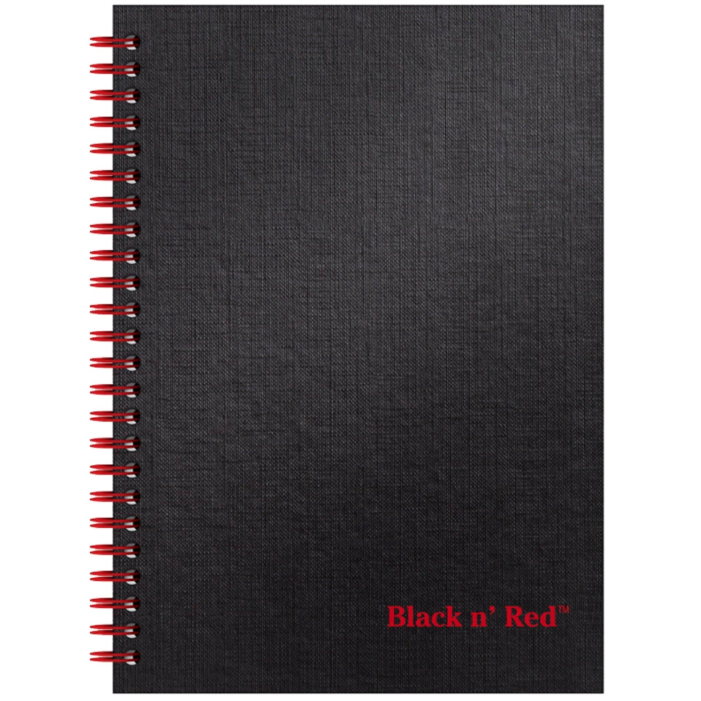 Black Hardcover Business Notebook, 8-1/4" x 5-1/4"