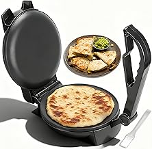 Compact 8-inch Electric Tortilla and Crepe Maker