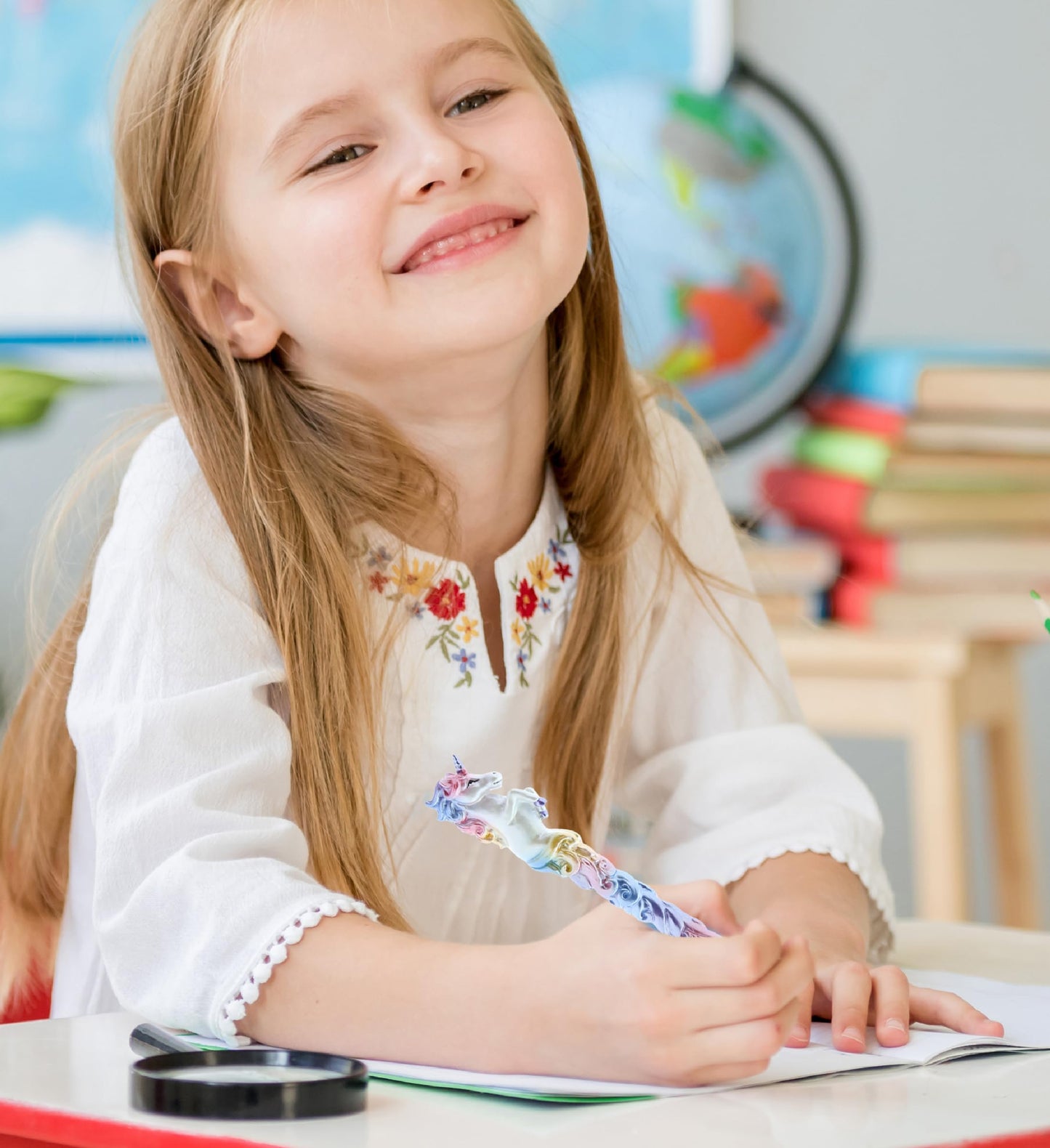 Sparkle Tail Unicorn Ballpoint Pen for Kids and Adults
