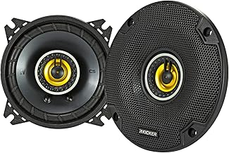 Pair of 4-Inch Coaxial Speakers, 4-Ohm