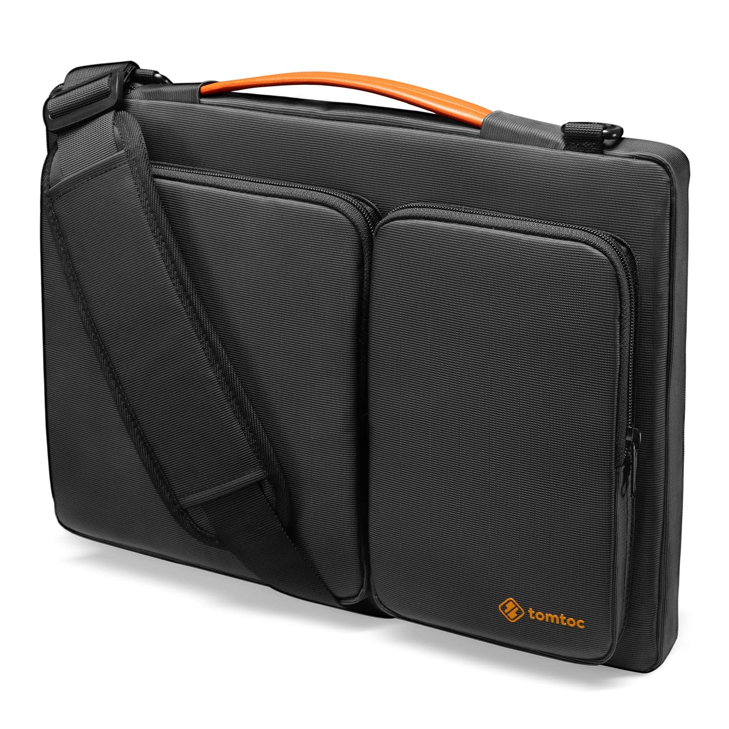 360 Protective Laptop Shoulder Bag for 13-inch MacBook Air M2/A2681 M1/A2337 2022-2018, MacBook Pro M2/A2686 M1/A2338 2022-2016, 12.3 Surface Pro 8/X/7+/7/6/5, Water-resistant Accessory Case