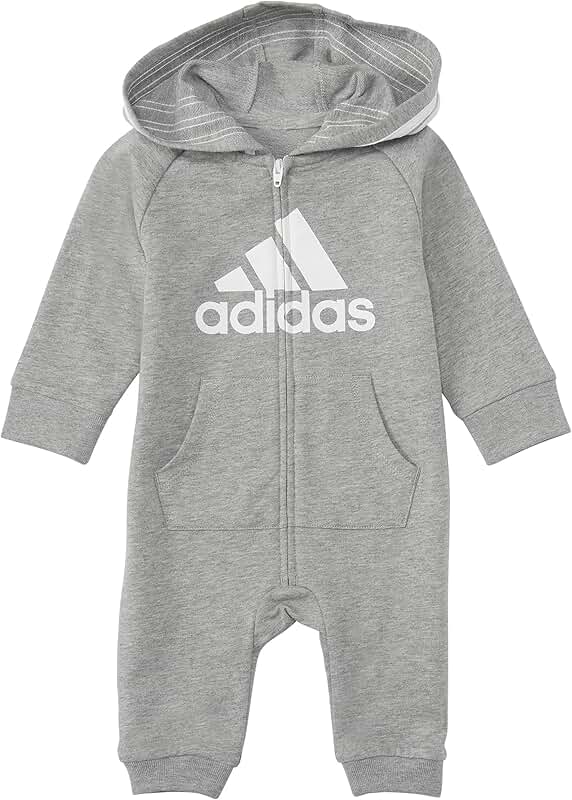 Baby unisex long sleeve hooded coverall, 3 months