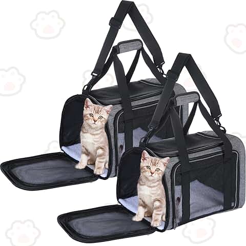 Soft Cat and Dog Carrier Bag, 17x11x11 inches