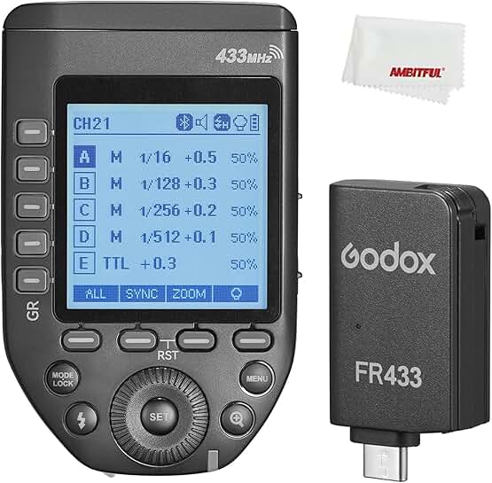 Wireless Flash Trigger for Sony Cameras with LCD