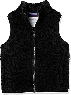 Girls' Sherpa Fleece Vest with Pockets