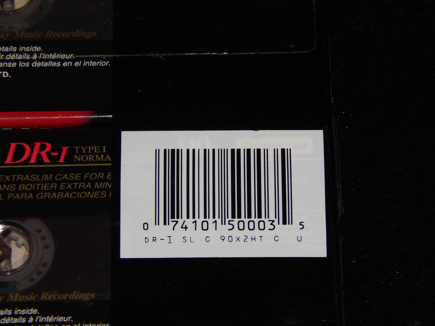 Dri90 Blank Audio Cassette 2pk Extraslim Case