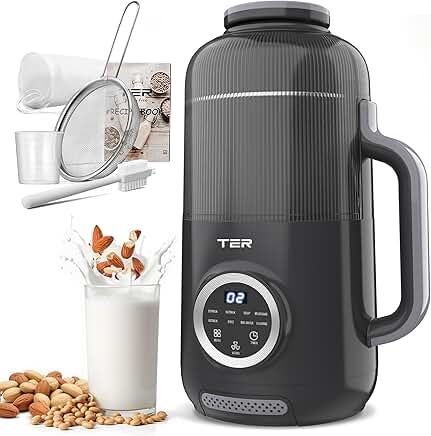 10-in-1 Nut and Bean Milk Maker with Blender