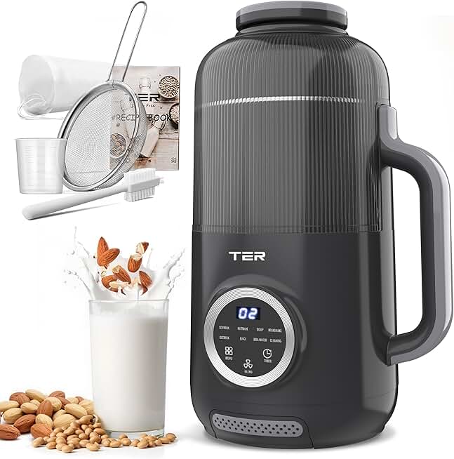 10-in-1 Nut and Bean Milk Maker with Blender
