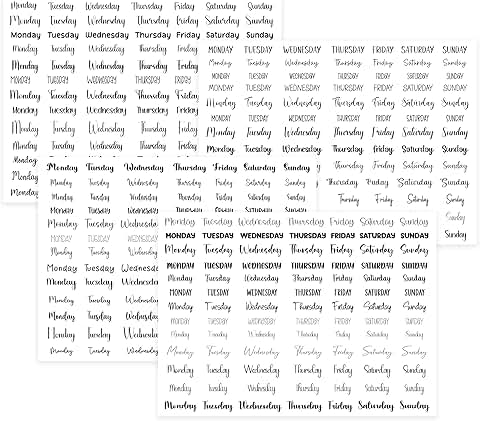 52 Weeks of Waterproof Removable Planner Stickers