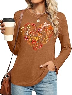 Women’s Pumpkin Graphic Long Sleeve Halloween Shirt