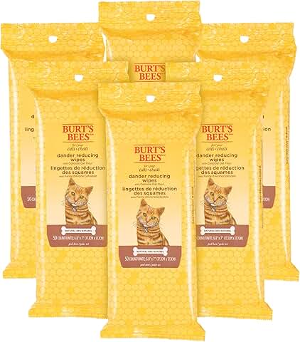 Cat Dander Remover Wipes for Allergy and Dry Skin Relief