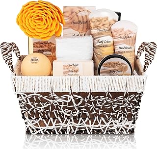 Luxury Spa Basket for Women with Bath and Body Items