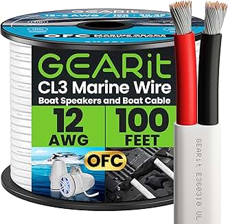 12 Gauge 100ft Speaker Wire for Indoor and Outdoor Use