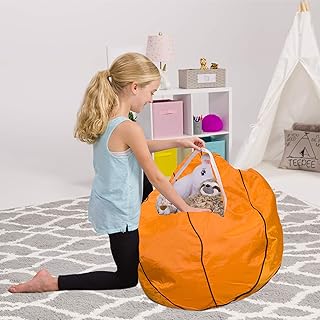 Kids' 38-inch Basketball Bean Bag Chair Cover