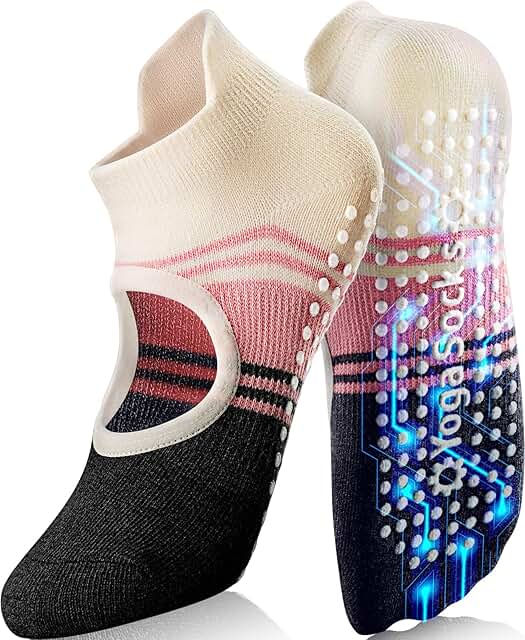 Non-slip Pilates and Yoga Socks for Women