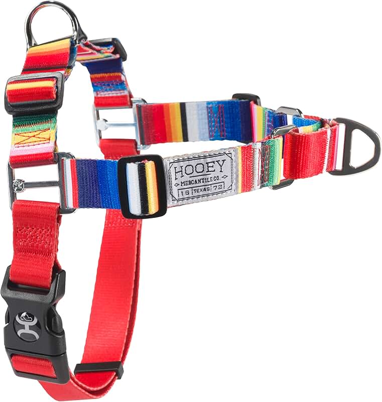 Adjustable No-Pull Dog Harness with Tijuana Serape Design