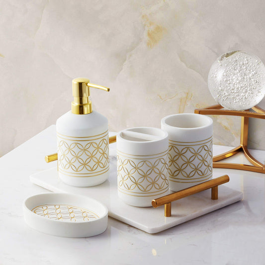 Bathroom Accessories Sets Unique s Modern Clic Cont rary Decorative Beautiful Designs Bath Shower Tub Dcor, 4 Piece, Pendant