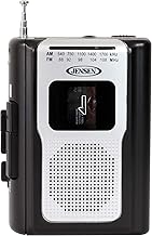 Retro Portable AM/FM Radio with Cassette Player