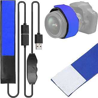 250mm USB Lens Dew Heater Strip with Temperature Control