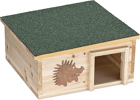 Wooden Hedgehog House for Hiding and Sleeping