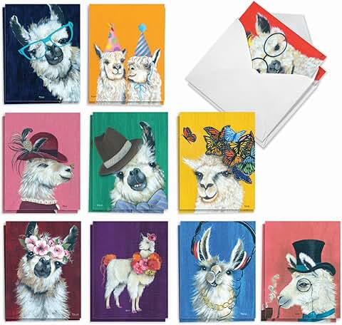 Assorted Blank Greeting Card Set with Envelopes