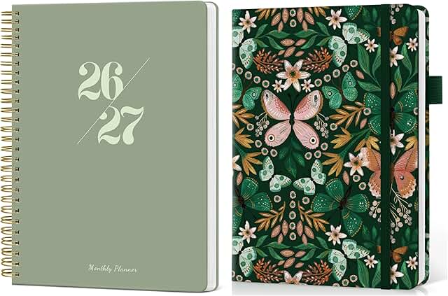 Hardcover Executive Notebook and Monthly Planner